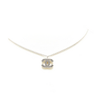 CHANEL Pre-Owned 1990-2010  CC Pendant Costume Necklace
