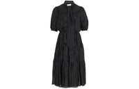 CELINE Short Sleeved Dress Women's Black