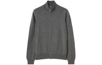Loro Piana Classic Zip-Up Bomber Jacket Jackets Coats Men's Gray