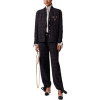 CHANEL Jackets Coats Women's Black