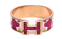 HERMES Bangles Women's Rose/gold