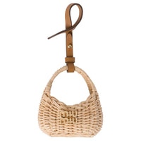 MIU MIU Metal Pendants Unisex Beige