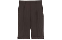 SAINT LAURENT FW21 Casual Shorts Women's Brown