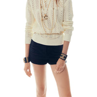 CHANEL 24 Spring And Summer Casual Shorts Women's Black