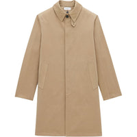 SAINT LAURENT Knee Length Long Sleeved Mackintosh Coat