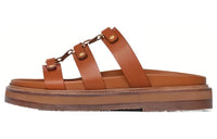 CELINE Slide Slippers Women's Brown