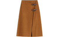 Loro Piana Casual Long Skirts Women's Camel