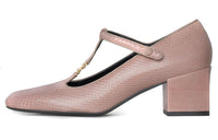 CELINE Chunky Heel High Heels Women's Pink