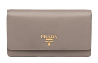 PRADA Saffiano Leather Handbag Shoulder Bags Mini Women's Clay Gray