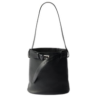 PRADA Calfskin Bucket Bag, Shoulder Bag Women's Black