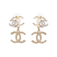 CHANEL Earrings Women's Gold