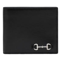 Gucci 25 Bi-Fold Wallet with Horsebit 'Black' 846950-AAFP1-1000