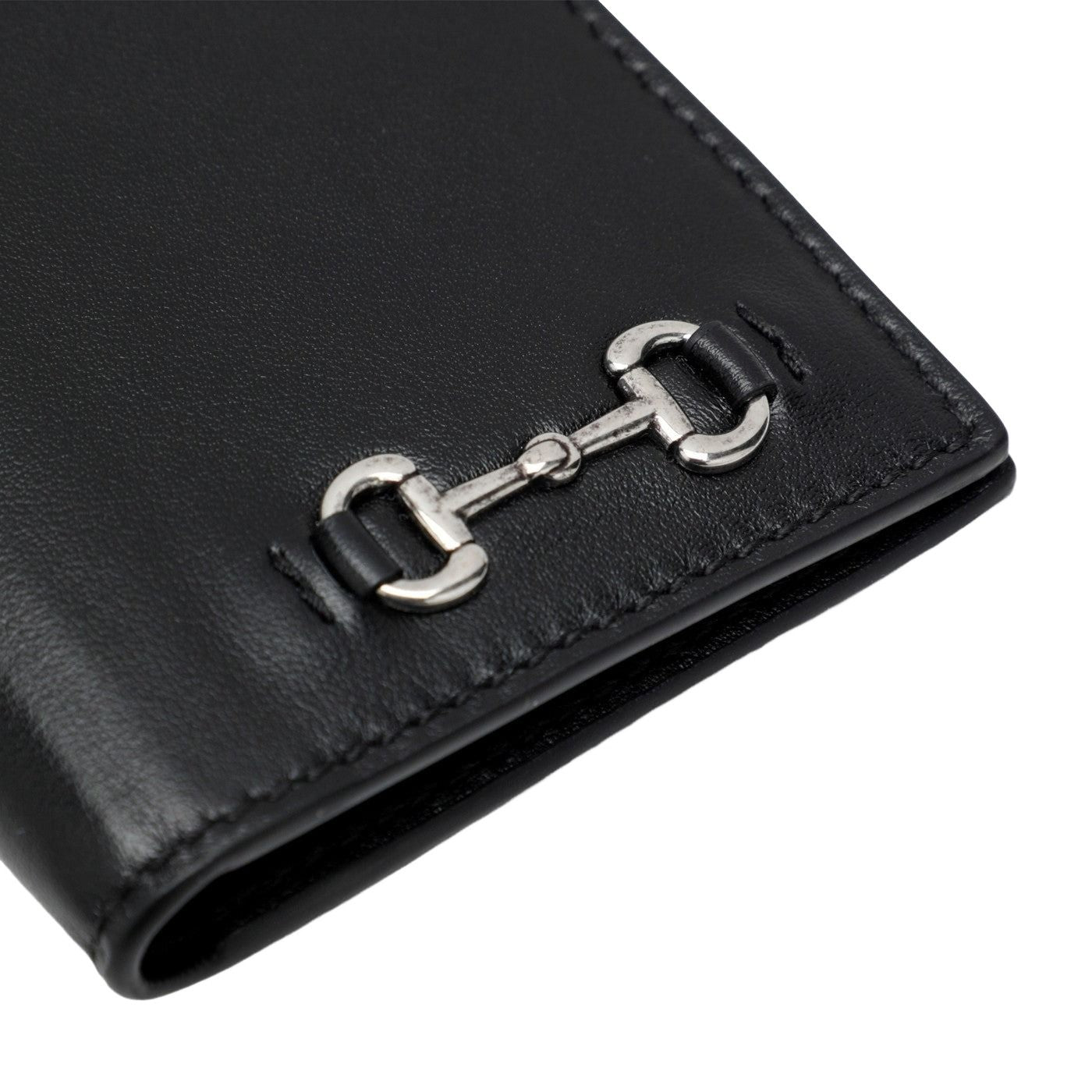 Gucci 25 Horsebit Card Holder 'Black' 846951-AAFP1-1000