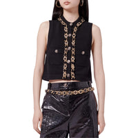 CHANEL SS24 Tank Top Women's Black