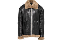 PRADA Leather Jackets Women's Black