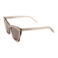 SAINT LAURENT Acetate Irregular Shape Sunglasses Women's Pink