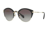 MIU MIU Metal Cat Eye Sunglasses Women's Gold