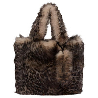 MIU MIU Wool And Sheepskin Handbag Women's Brown