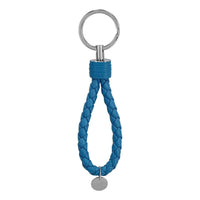 Bottega Veneta Intrecciato Logo Keyring 'Blue' 113539V3UN14418