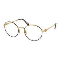 MIU MIU Metal Oval Eyeglass Frames Women's Tortoiseshell