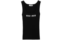 MIU MIU Tank Tops Women's Black