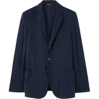 Loro Piana FW24 Business Suits Coats Men's Marine Blue