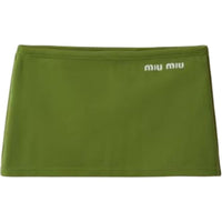 MIU MIU Casual Short Skirts Women's Green