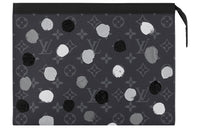 LOUIS VUITTON X Yayoi Kusama Pochette Voyage Monogram Eclipse Black/Silver