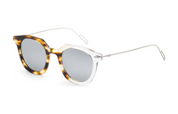 DIOR Acetate Butterfly Sunglasses Men's Silver