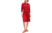 HERMES Long-Sleeved Dresses Women's Ruby