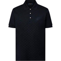 LOUIS VUITTON Damier Cotton Pique Polo