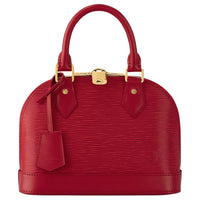 LOUIS VUITTON Alma BB Epi Grained Leather Portable Crossbody Bag Shoulder Bag Women's Red