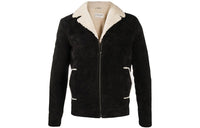 SAINT LAURENT Leather Jacket Men's Black