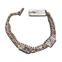 LOUIS VUITTON Metal Bracelets Men's Silver