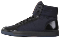 PRADA High Top Stylish Skateboarding Shoes Men's Blue Black