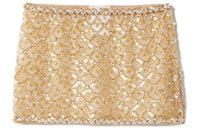MIU MIU Casual Short Skirts Women's Yellow