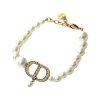 DIOR Crystal Bracelets Women's Gold