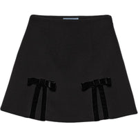 PRADA FW24 Casual Short Skirts Women's Black