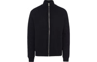 PRADA Triangle Logo Zip Up Cardigan