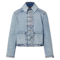 LOUIS VUITTON Bleached Denim Boxy Jacket
