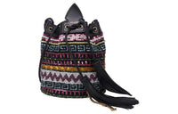 SAINT LAURENT Leather Shoulder Bag Women's Black