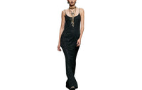 CHANEL SS23 Sleeveless Dress Women's Black