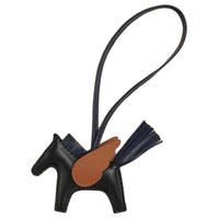 HERMES Lambskin Accessories Women's Black