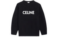 CELINE Oversized Sweater In Ribbed Wool