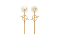 DIOR Earrings Women's Gold