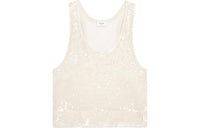 CELINE Tank Tops Women's Ecru