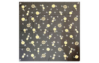 CHANEL Silk Scarves Women's Black