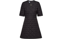 PRADA Short-Sleeved Dresses Women's Black