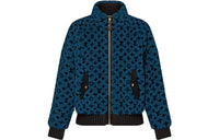 LOUIS VUITTON Monogram Mink Bomber Jacket