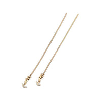 SAINT LAURENT Cassandre Threader Earrings